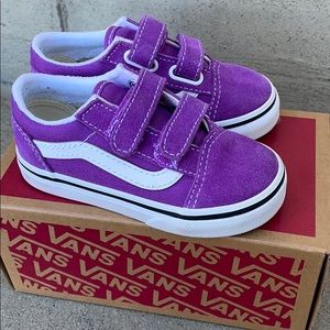 Purple old skool vans v.